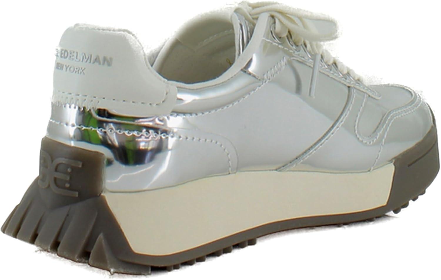 imageSam Edelman Womens Layla SneakerSilver Specchio