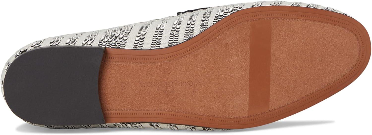 imageSam Edelman Womens Loraine LoaferBlackNatural Striped Linen