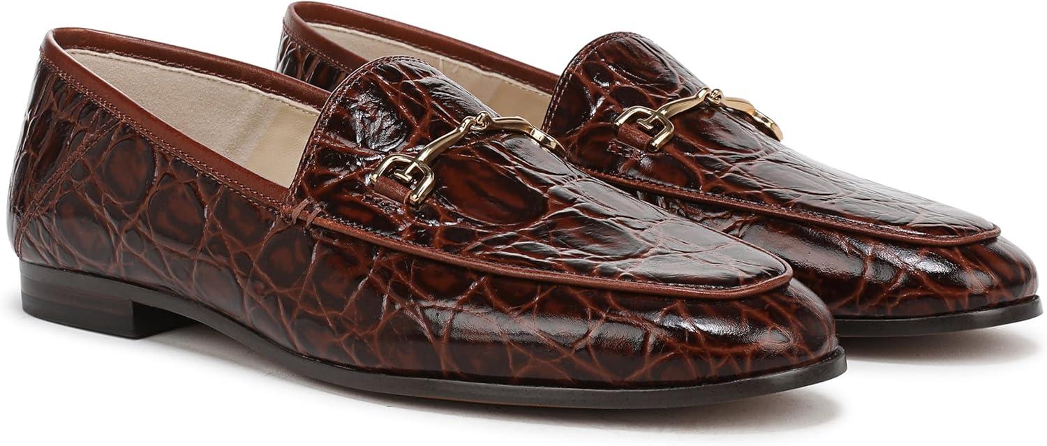 imageSam Edelman Womens Loraine LoaferDark Brown Croco