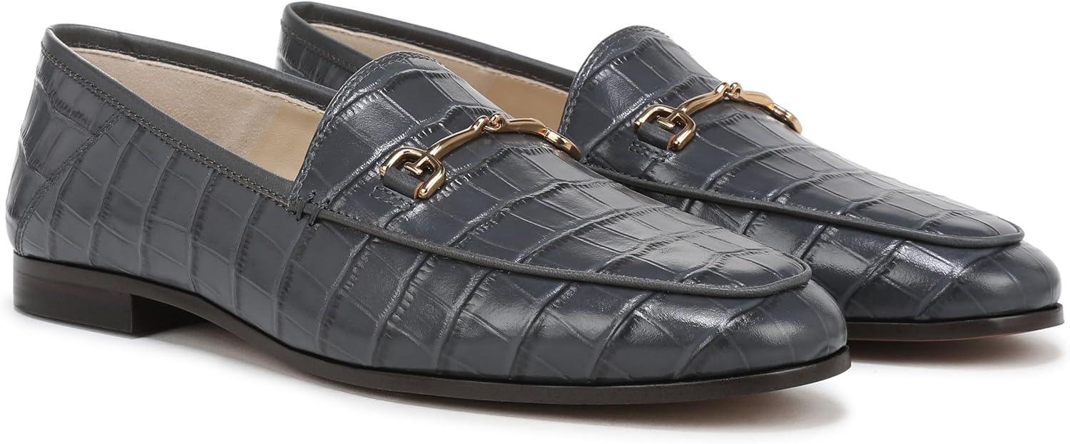 imageSam Edelman Womens Loraine LoaferGalaxy Gray Croco