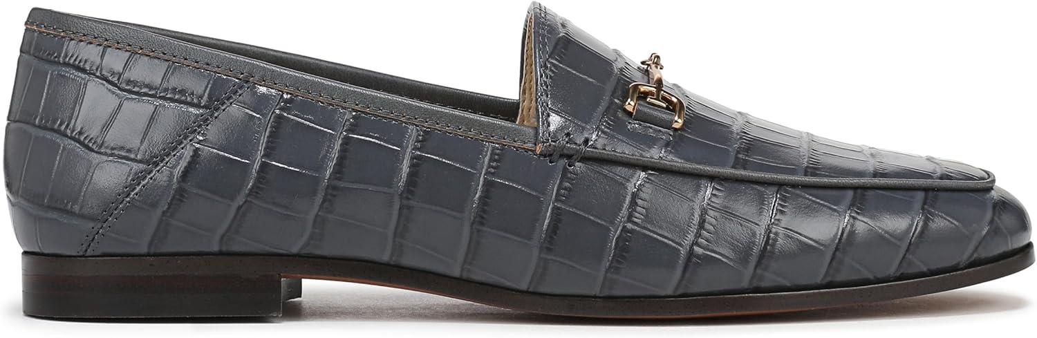 imageSam Edelman Womens Loraine LoaferGalaxy Gray Croco
