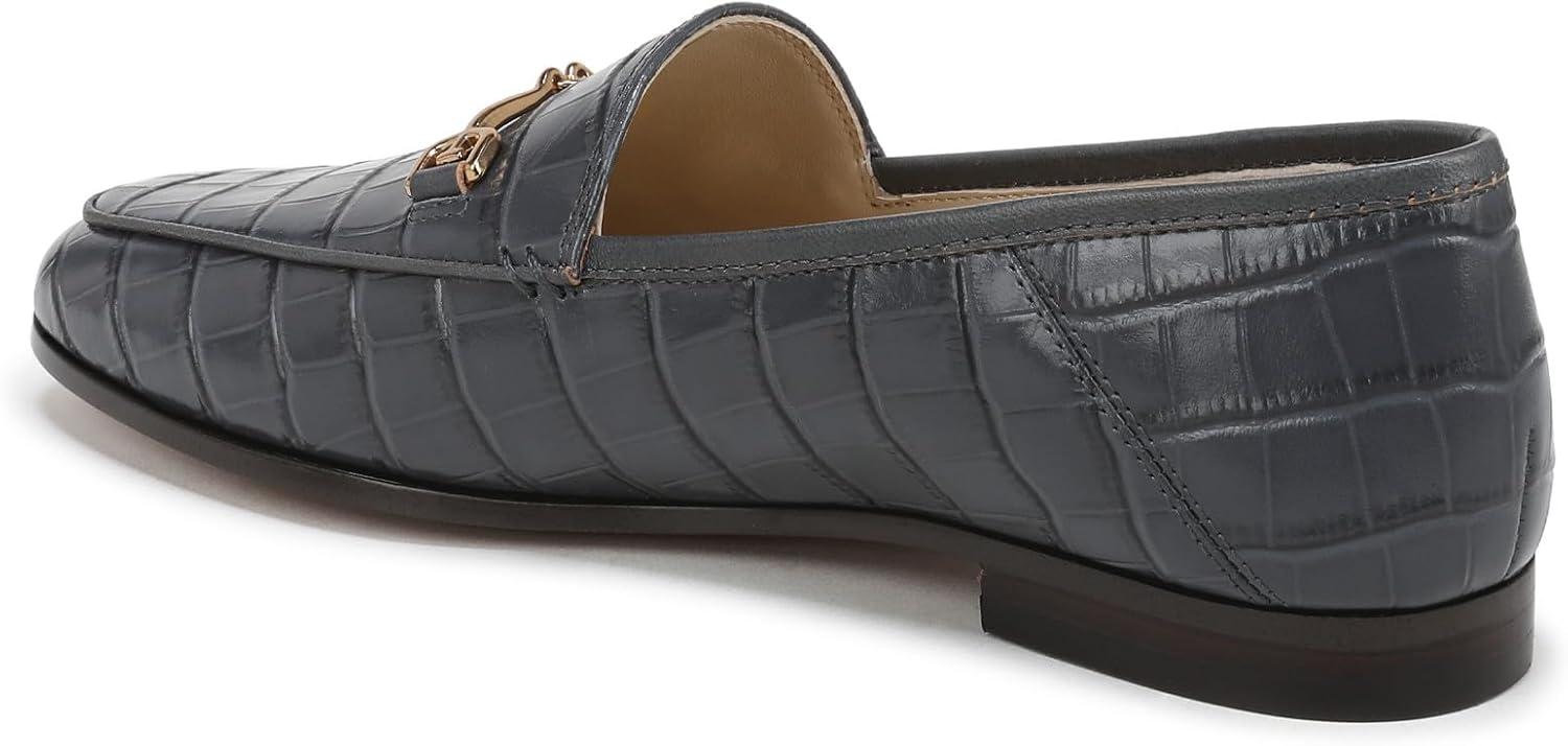 imageSam Edelman Womens Loraine LoaferGalaxy Gray Croco