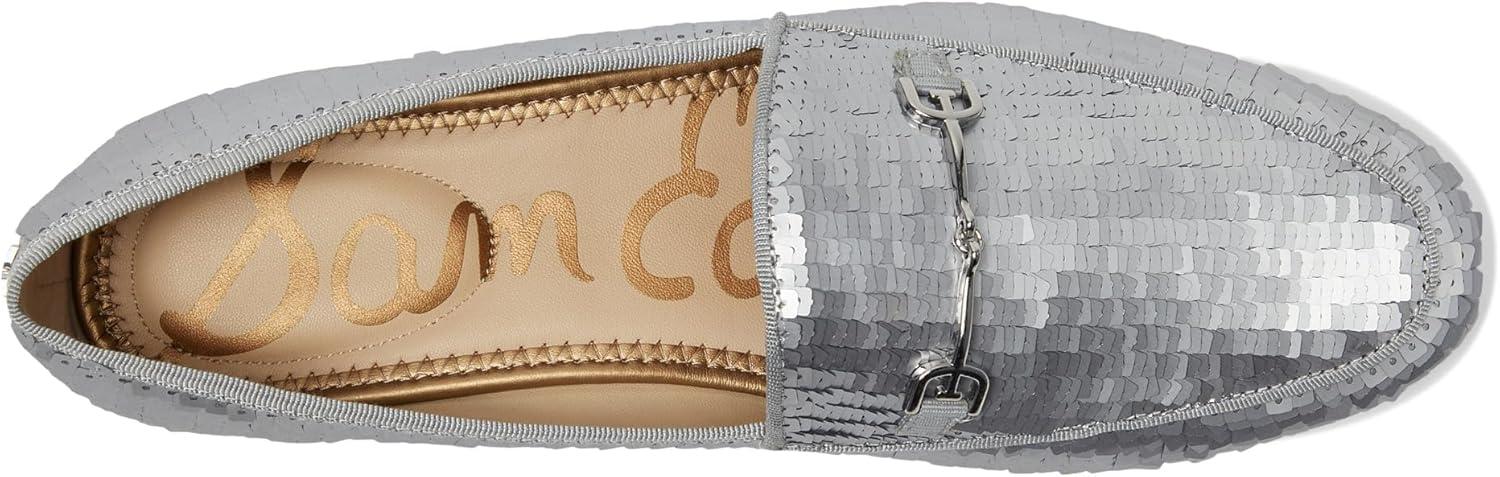 imageSam Edelman Womens Loraine LoaferMatte Silver Sequin