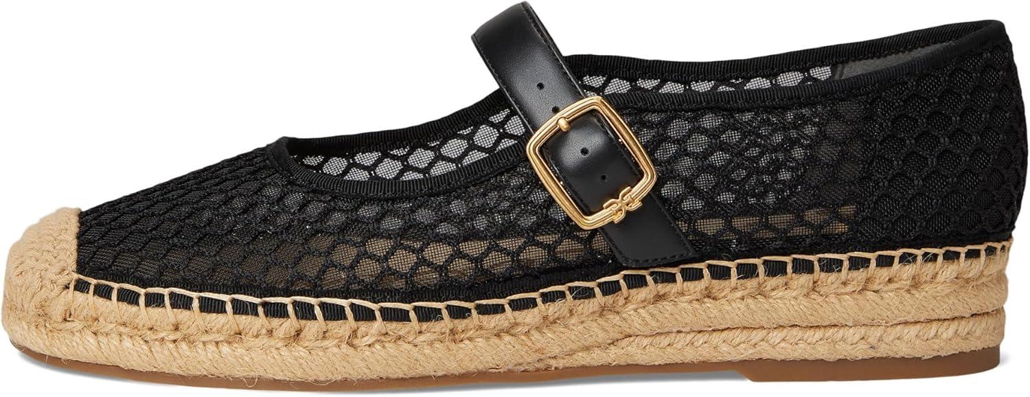 imageSam Edelman Womens Mackie Mary Jane FlatBlack Net Mesh