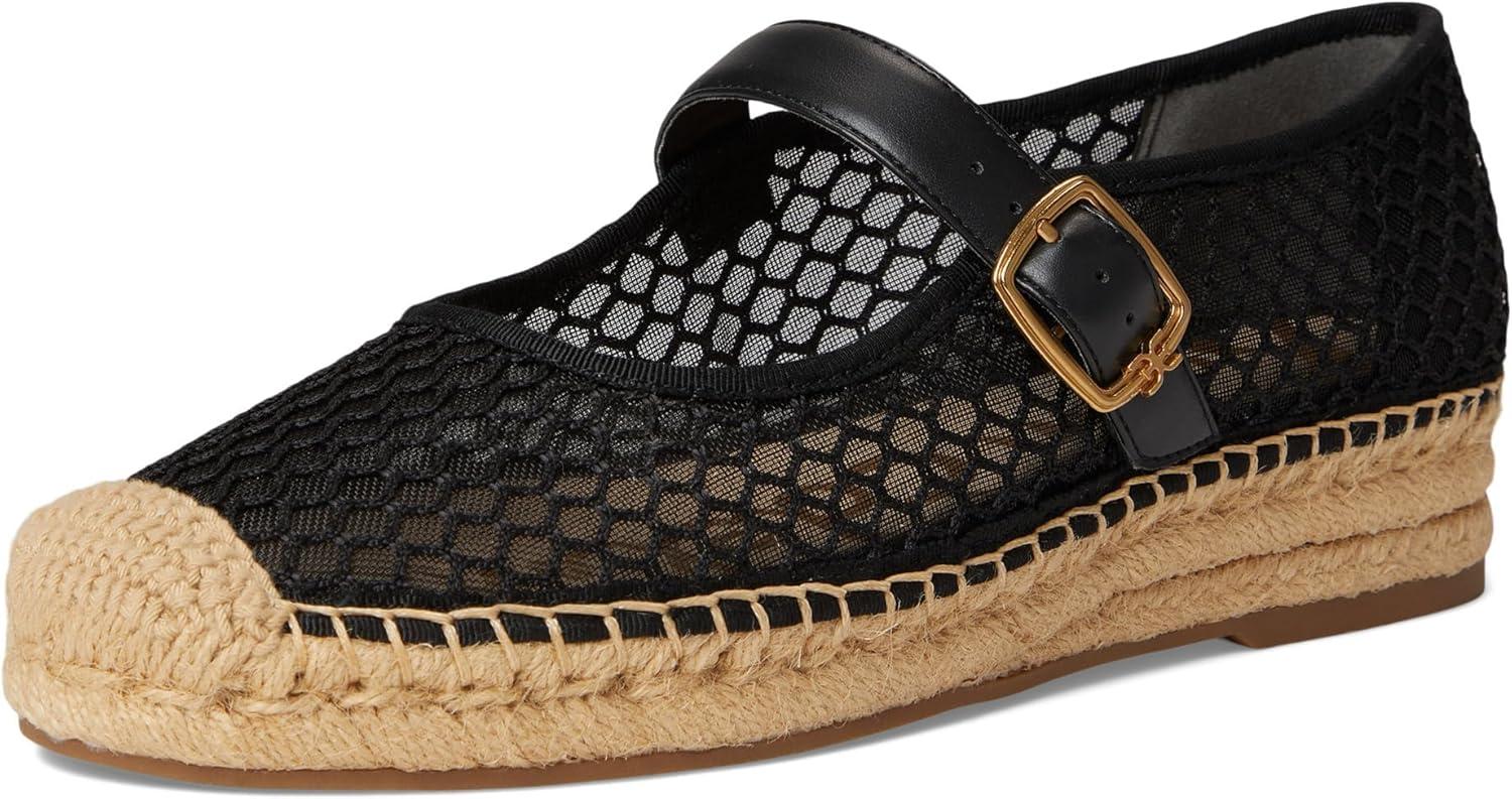 imageSam Edelman Womens Mackie Mary Jane FlatBlack Net Mesh