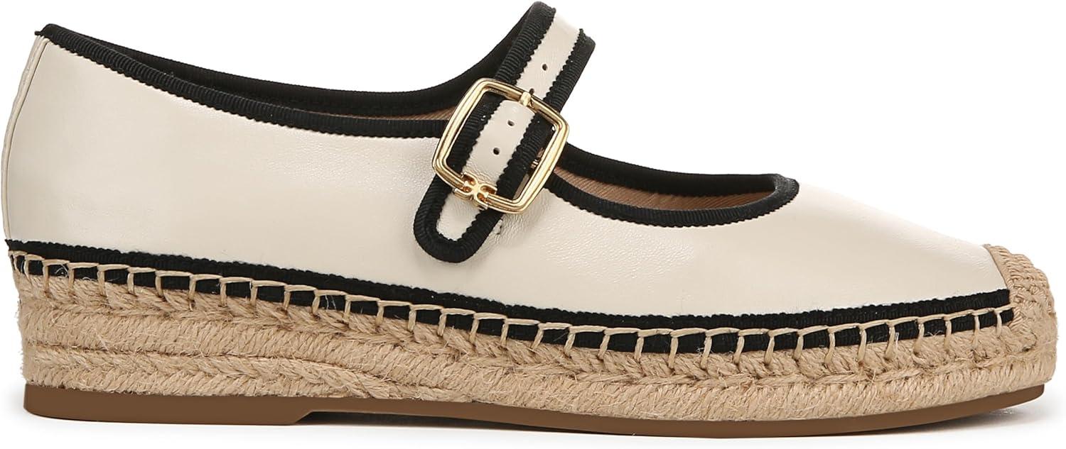 imageSam Edelman Womens Mackie Mary Jane FlatModern IvoryBlack