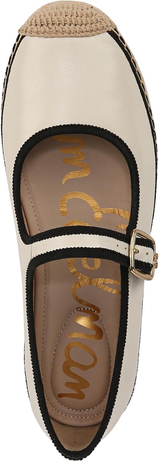 imageSam Edelman Womens Mackie Mary Jane FlatModern IvoryBlack