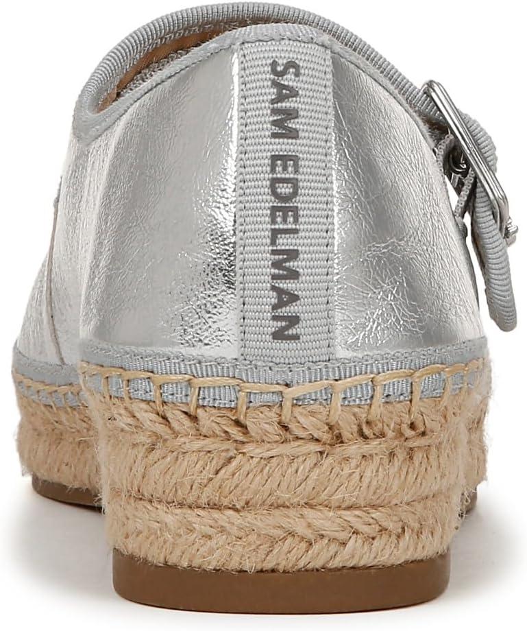 imageSam Edelman Womens Mackie Mary Jane FlatSoft Silver