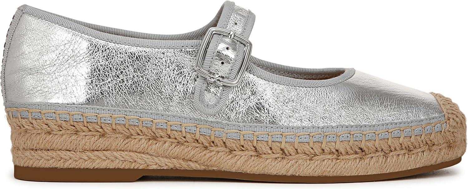 imageSam Edelman Womens Mackie Mary Jane FlatSoft Silver