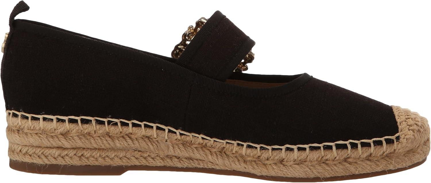 imageSam Edelman Womens Maddy Mary Jane FlatBlack Linen