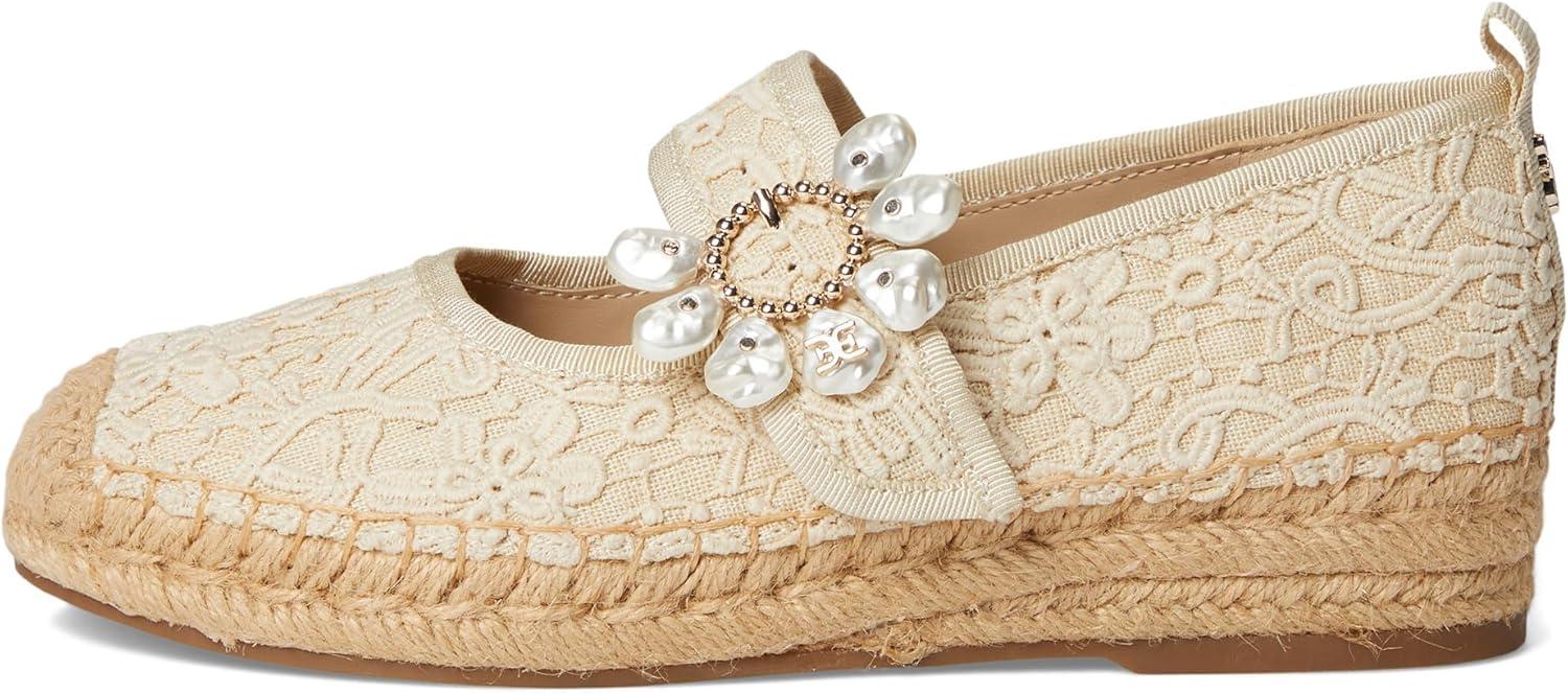 imageSam Edelman Womens Maddy Mary Jane FlatIvoryNatural Lace