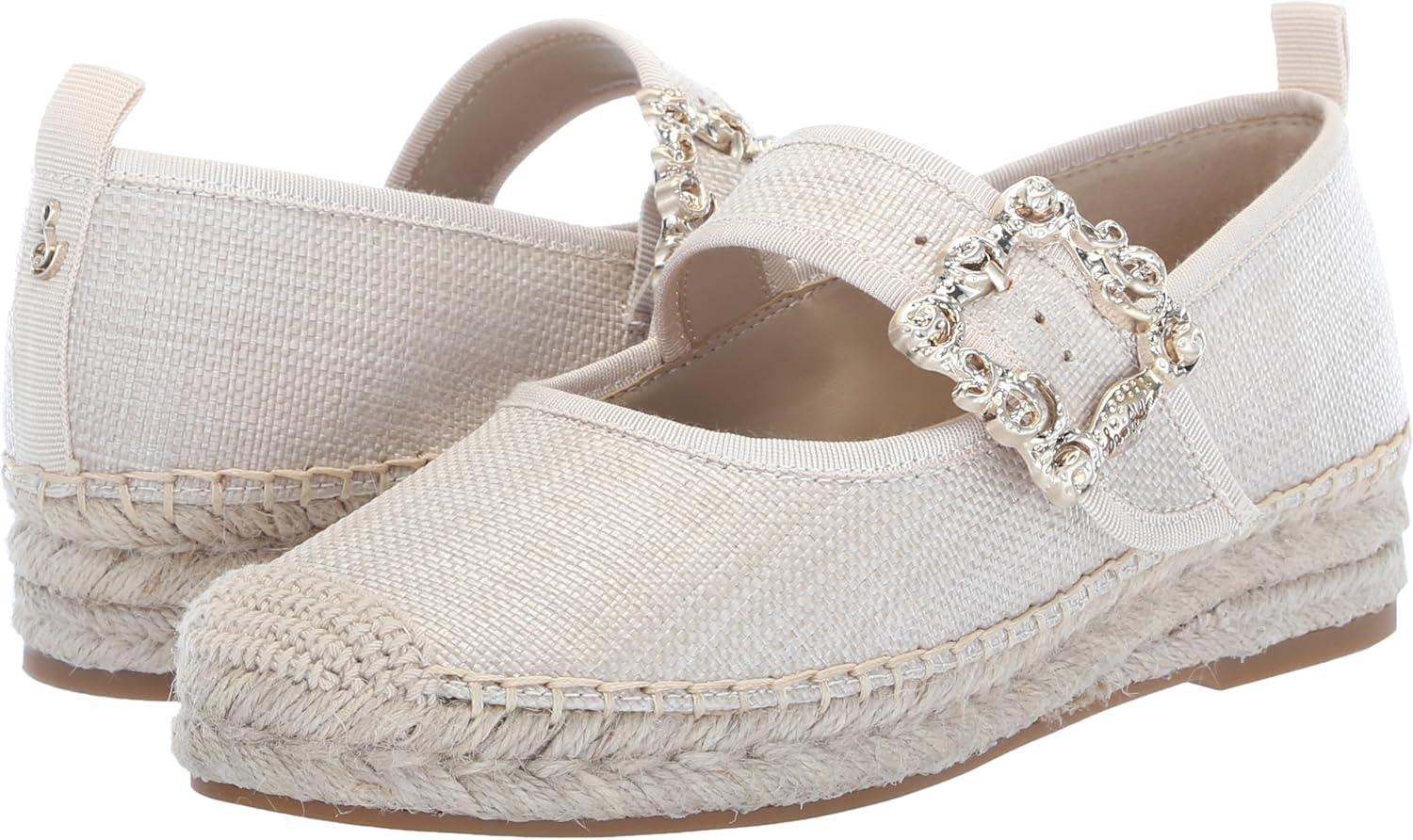 imageSam Edelman Womens Maddy Mary Jane FlatLight Natural