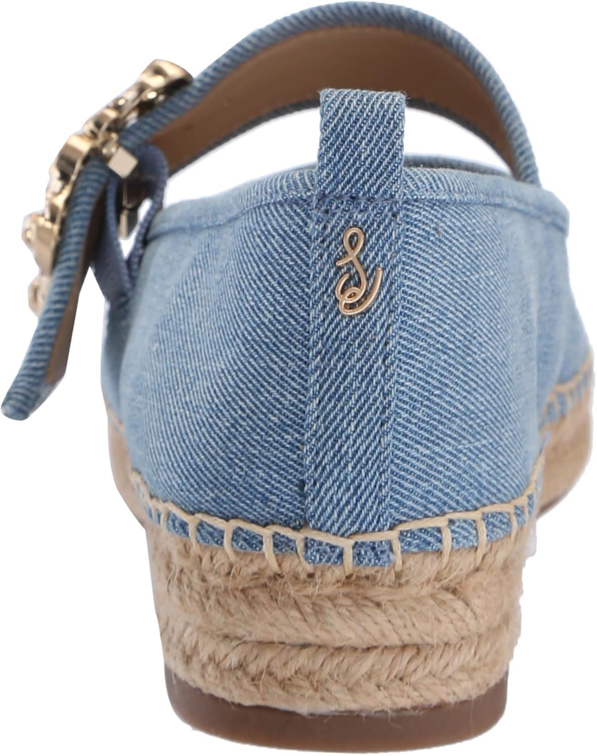 imageSam Edelman Womens Maddy Mary Jane FlatMontrose Blue