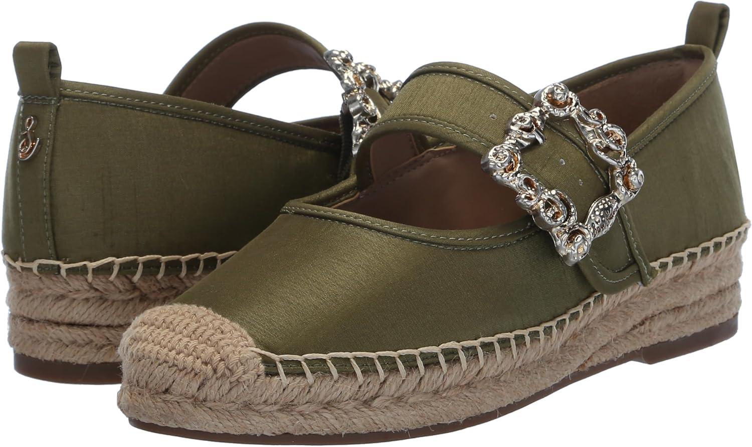 imageSam Edelman Womens Maddy Mary Jane FlatWild Moss