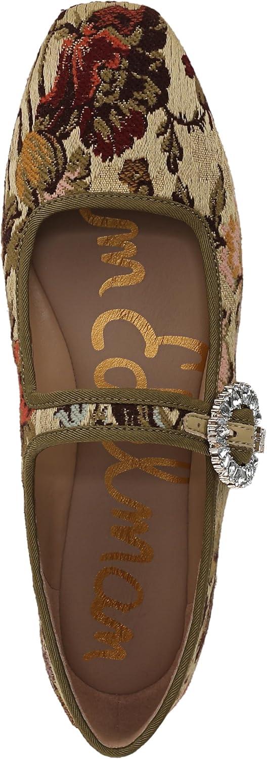 imageSam Edelman Womens Michaela Glow Mary Jane FlatNatural Floral Multi