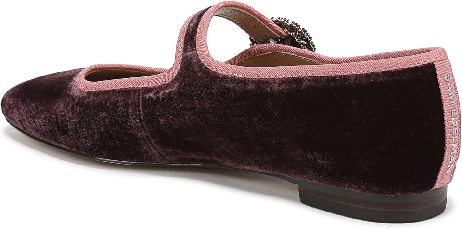 imageSam Edelman Womens Michaela Glow Mary Jane FlatParisian Plum