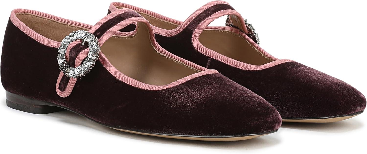 imageSam Edelman Womens Michaela Glow Mary Jane FlatParisian Plum