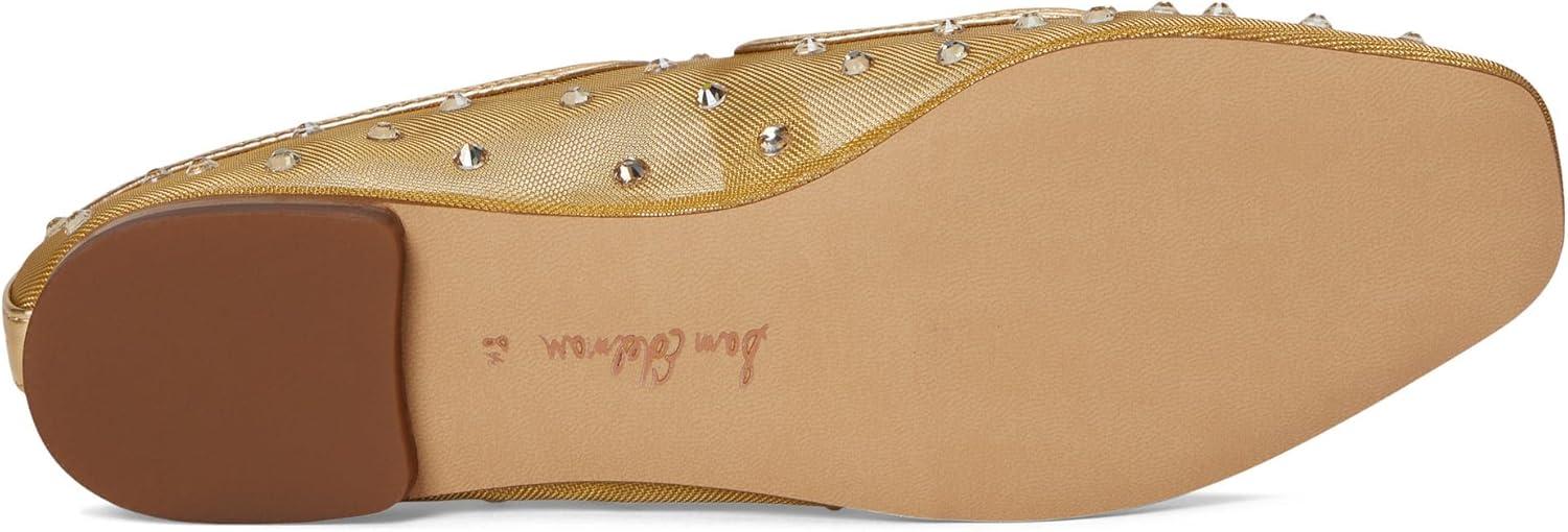 imageSam Edelman Womens Michaela Mary Jane FlatAmber Gold Glitz Mesh