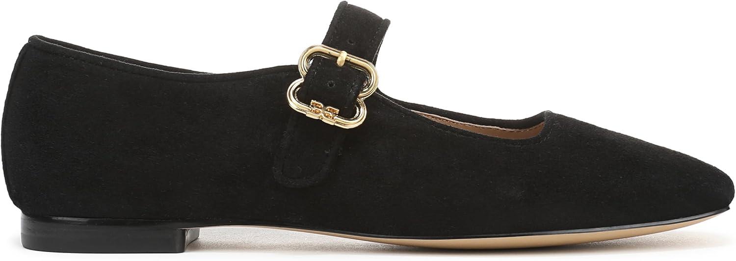 imageSam Edelman Womens Michaela Mary Jane FlatBlack Suede