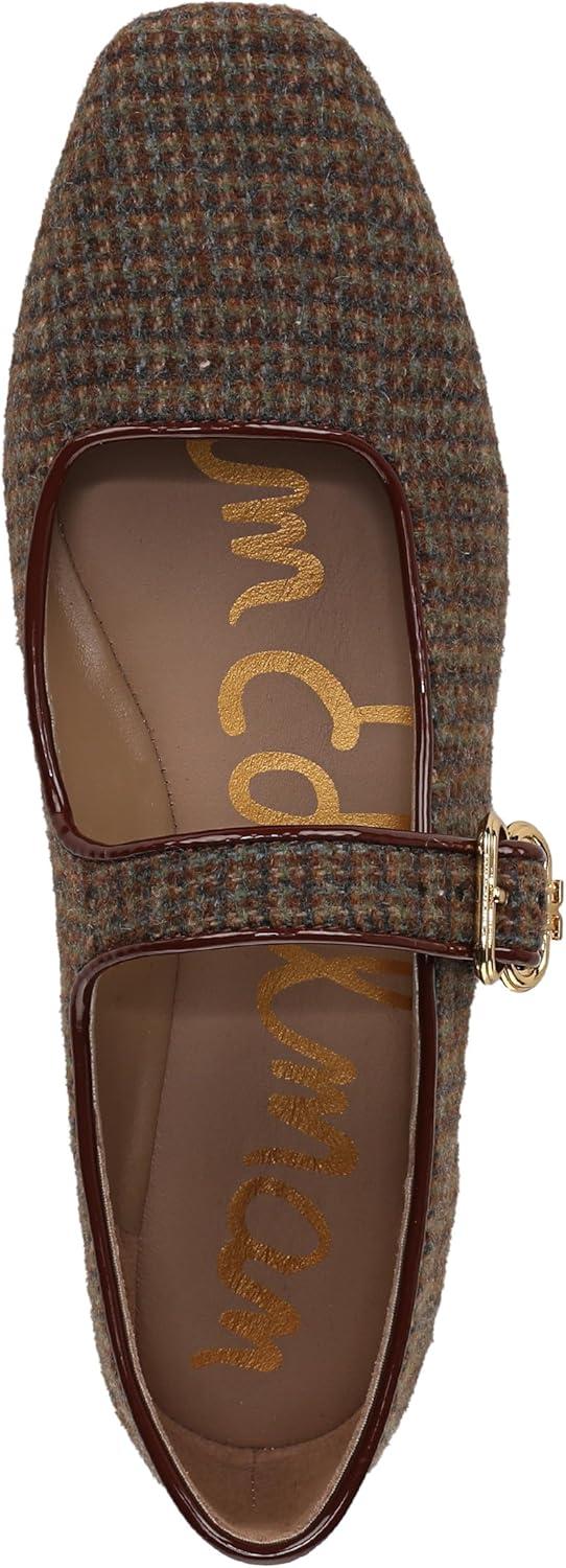 imageSam Edelman Womens Michaela Mary Jane FlatBrown Plaid Multi