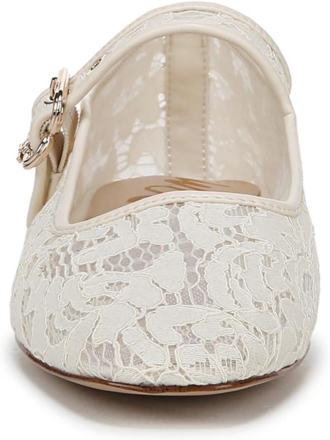 imageSam Edelman Womens Michaela Mary Jane FlatIvory Lace