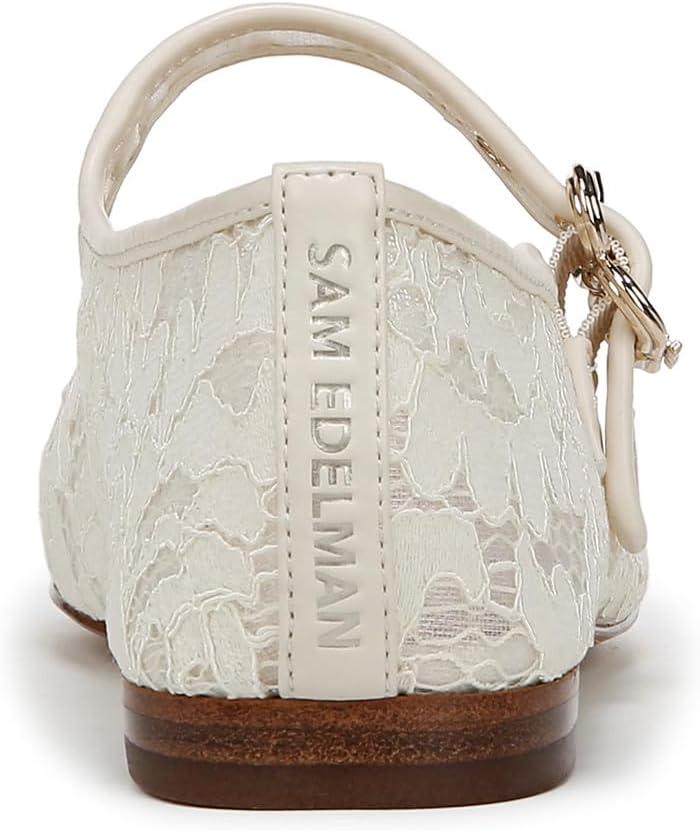 imageSam Edelman Womens Michaela Mary Jane FlatIvory Lace