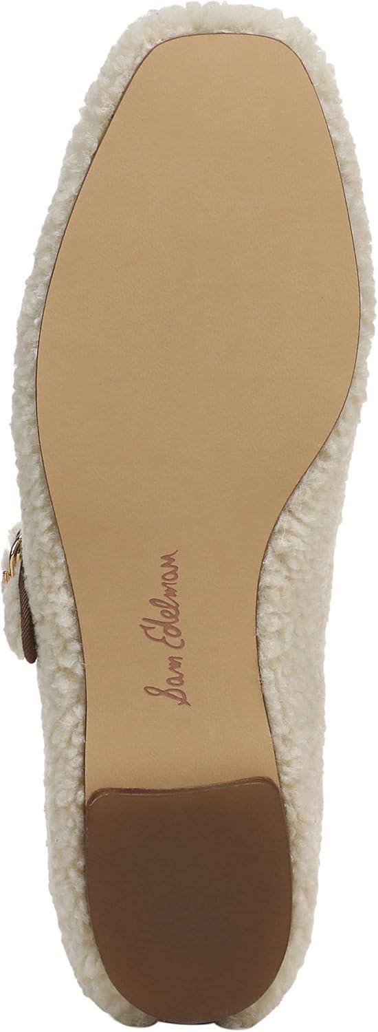 imageSam Edelman Womens Michaela Mary Jane FlatNatural Fur