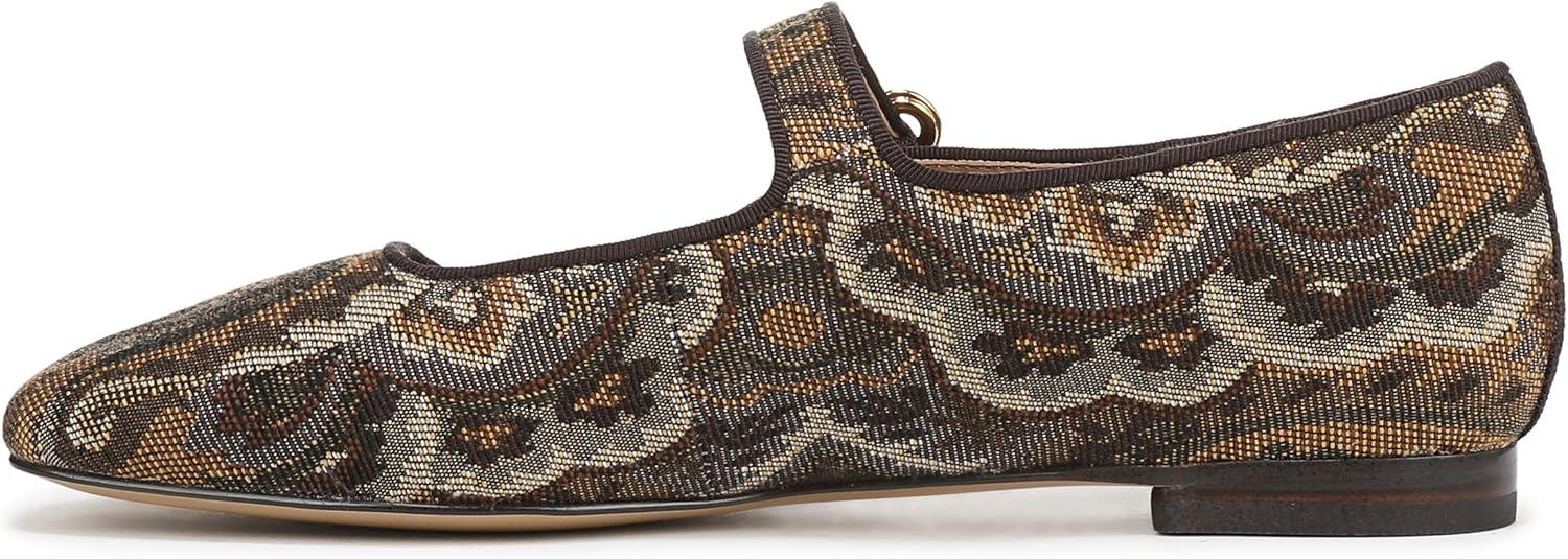 imageSam Edelman Womens Michaela Mary Jane FlatOlive Paisley Multi
