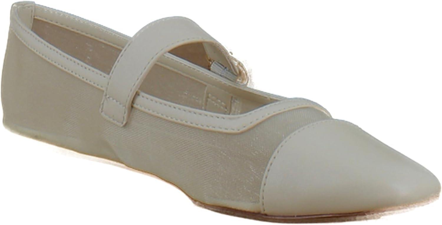 imageSam Edelman Womens Miranda Mary Jane FlatIvory