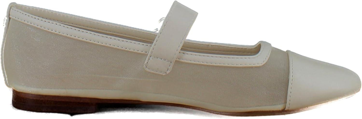 imageSam Edelman Womens Miranda Mary Jane FlatModern Ivory