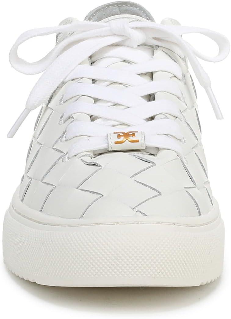 imageSam Edelman Womens Poppy Woven SneakerBright White