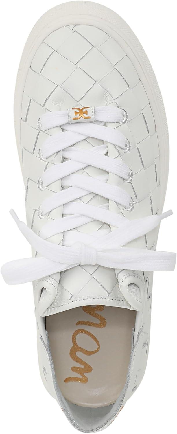 imageSam Edelman Womens Poppy Woven SneakerBright White