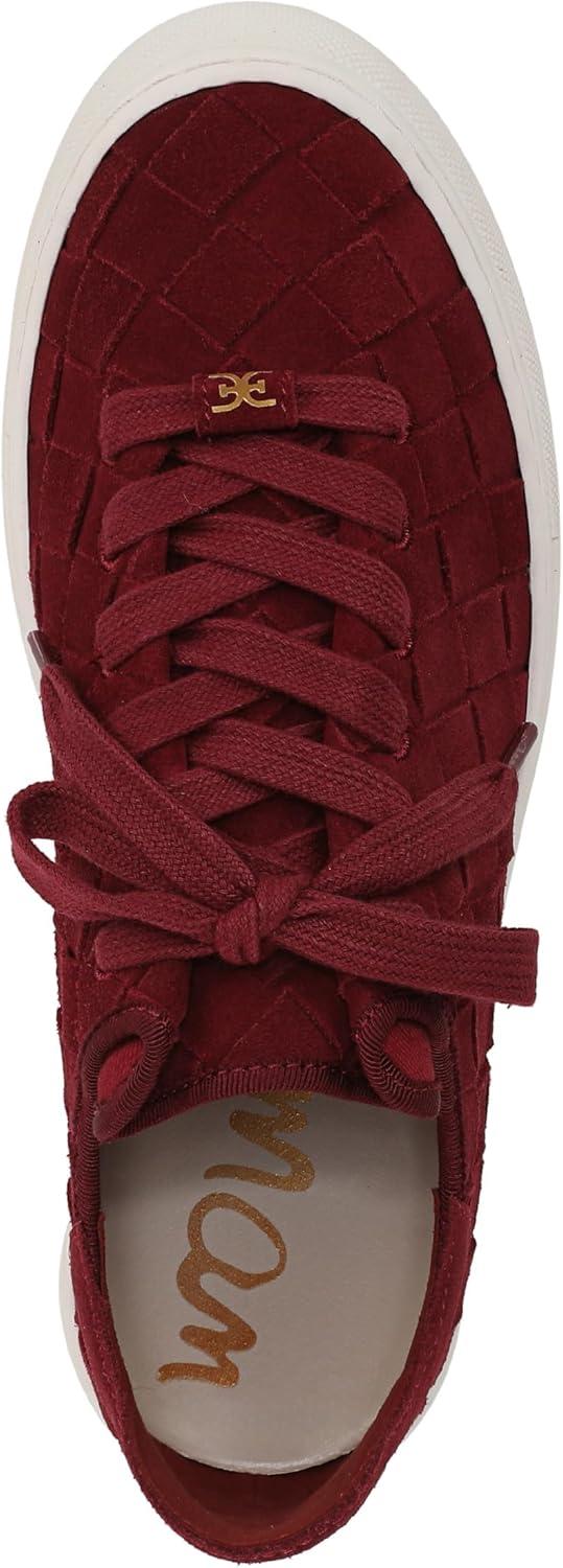 imageSam Edelman Womens Poppy Woven SneakerFrench Merlot