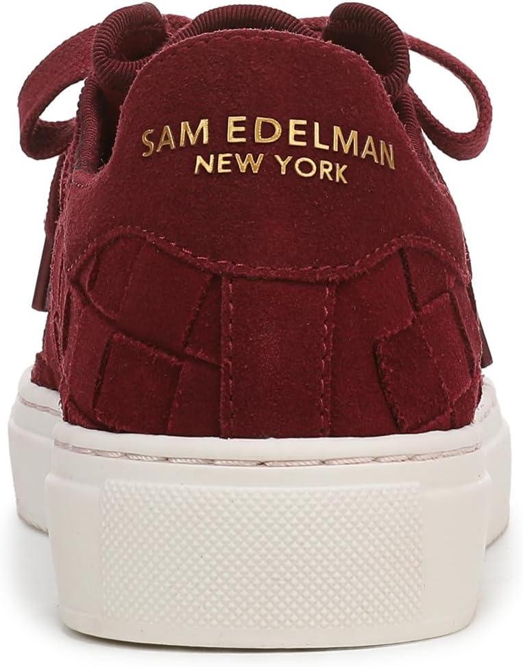 imageSam Edelman Womens Poppy Woven SneakerFrench Merlot