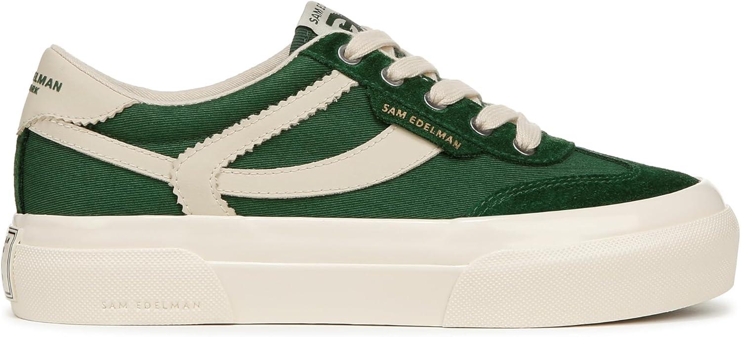 imageSam Edelman Womens Simone SneakerBright PineAntique White