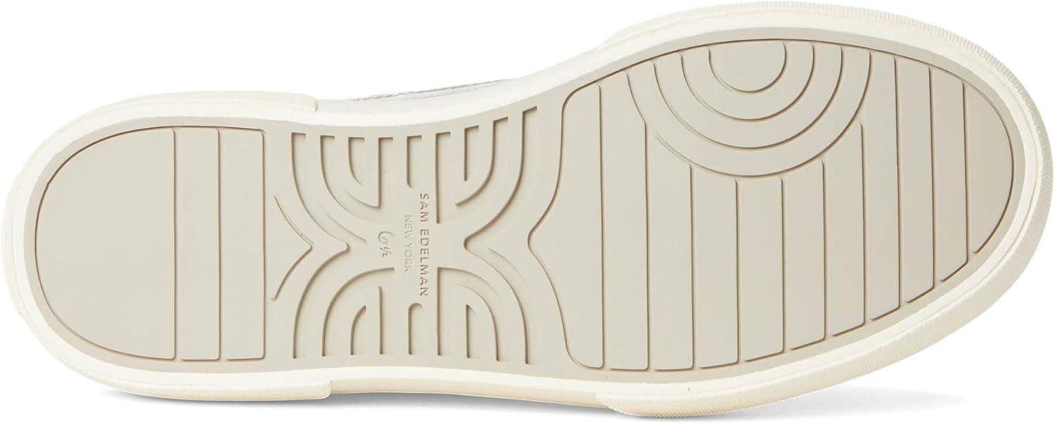 imageSam Edelman Womens Simone SneakerIvoryLily WhiteGold Leaf