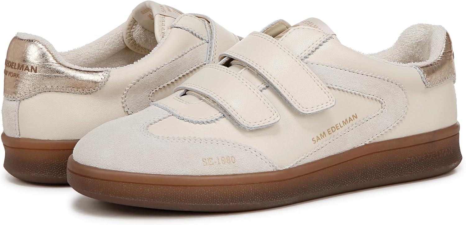 imageSam Edelman Womens Talia SneakerModern IvoryLily WhiteGold L