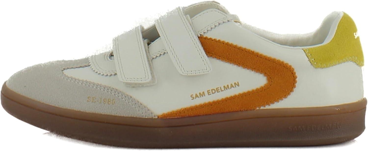 imageSam Edelman Womens Talia SneakerOptic WhiteRetro OrangeYello