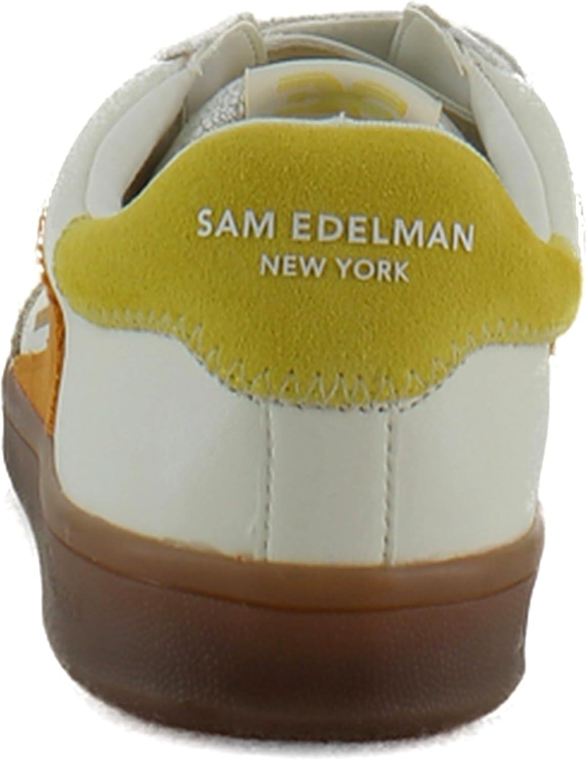 imageSam Edelman Womens Talia SneakerOptic WhiteRetro OrangeYello