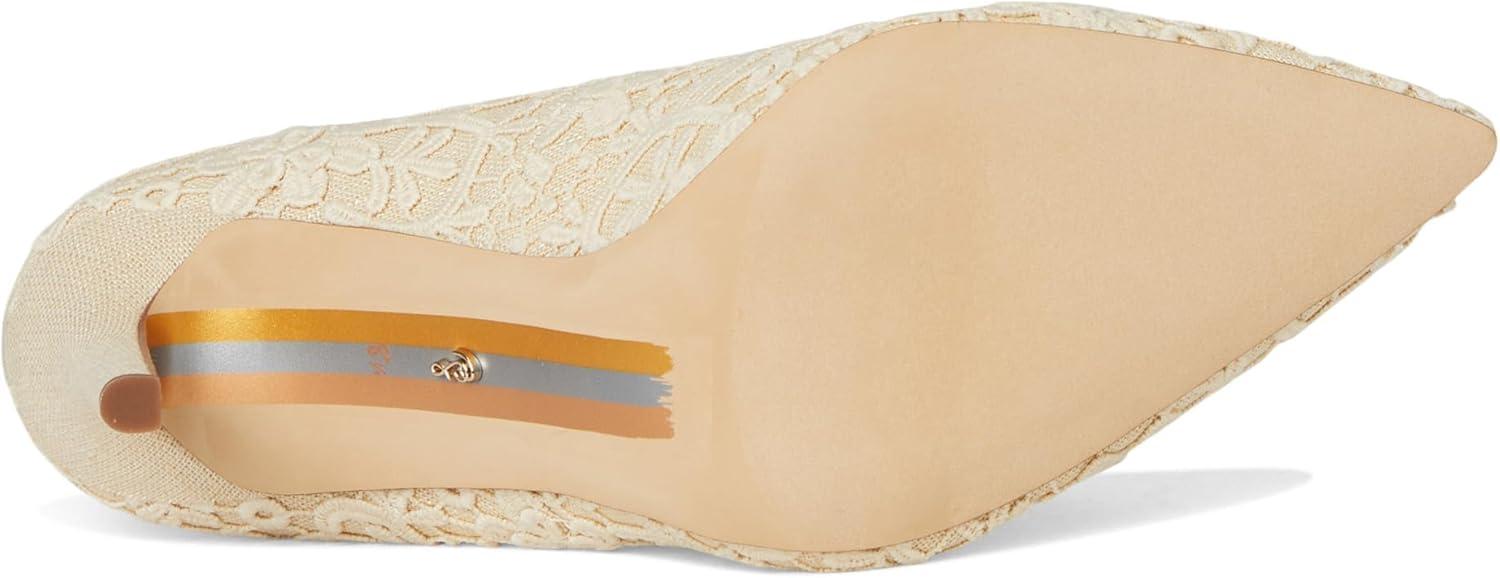 imageSam Edelman womens Hazel PumpIvoryNatural Lace