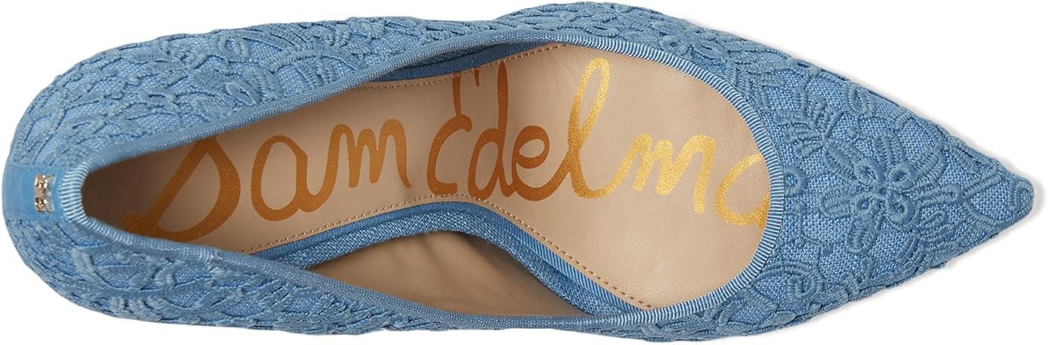 imageSam Edelman womens Hazel PumpRoyal Sky Blue Lace