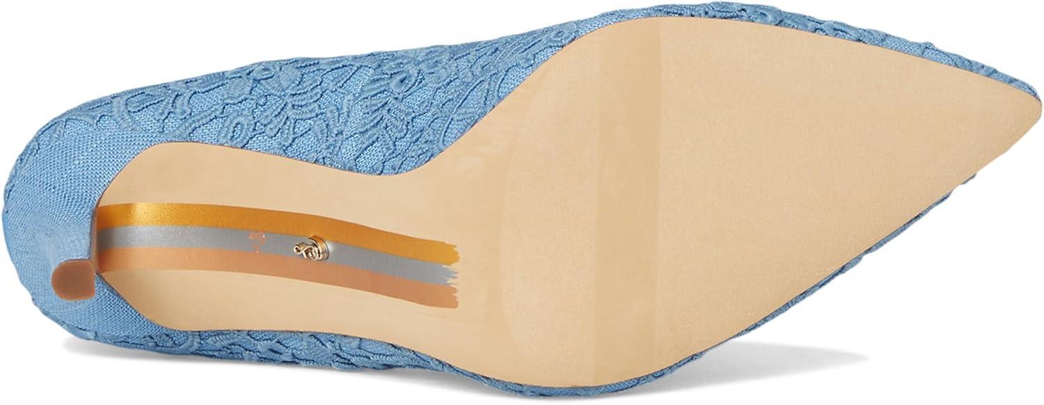 imageSam Edelman womens Hazel PumpRoyal Sky Blue Lace