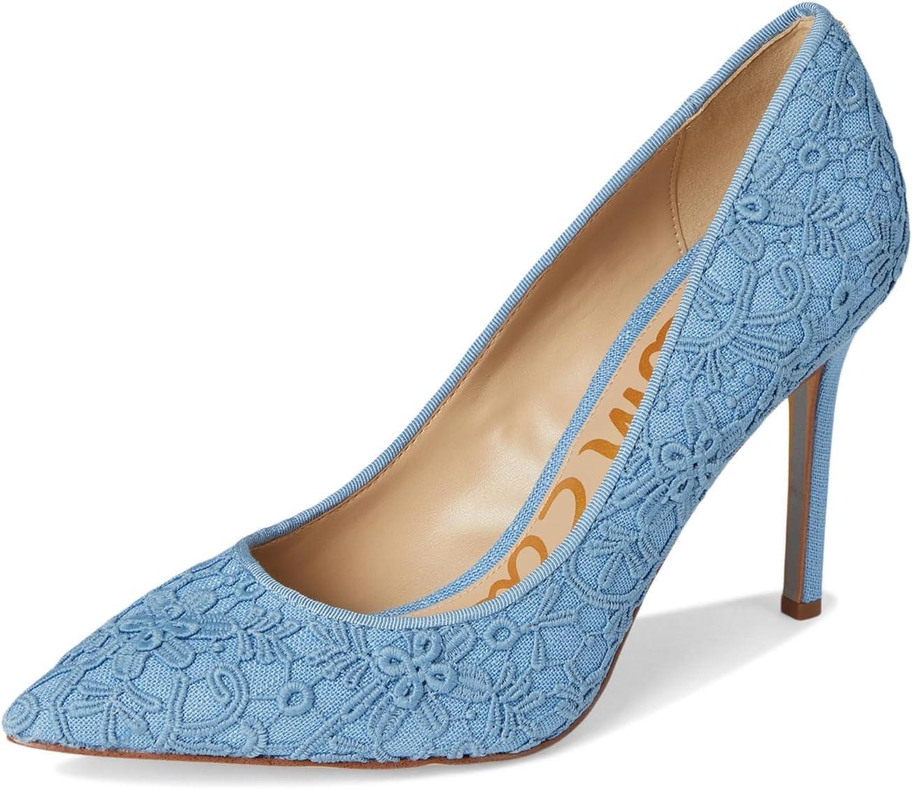 imageSam Edelman womens Hazel PumpRoyal Sky Blue Lace