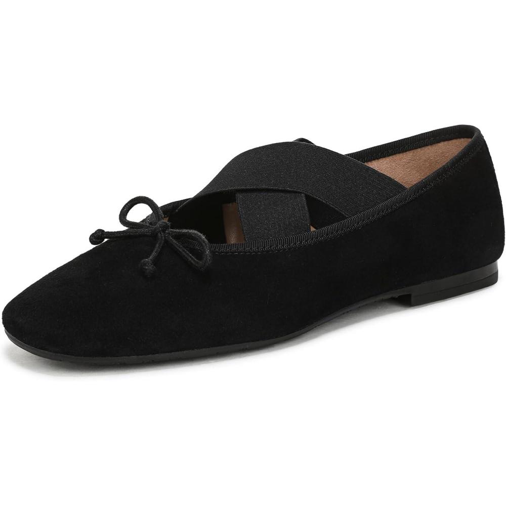 imageSam Edelman Womens Arya Ballet FlatBlack Suede