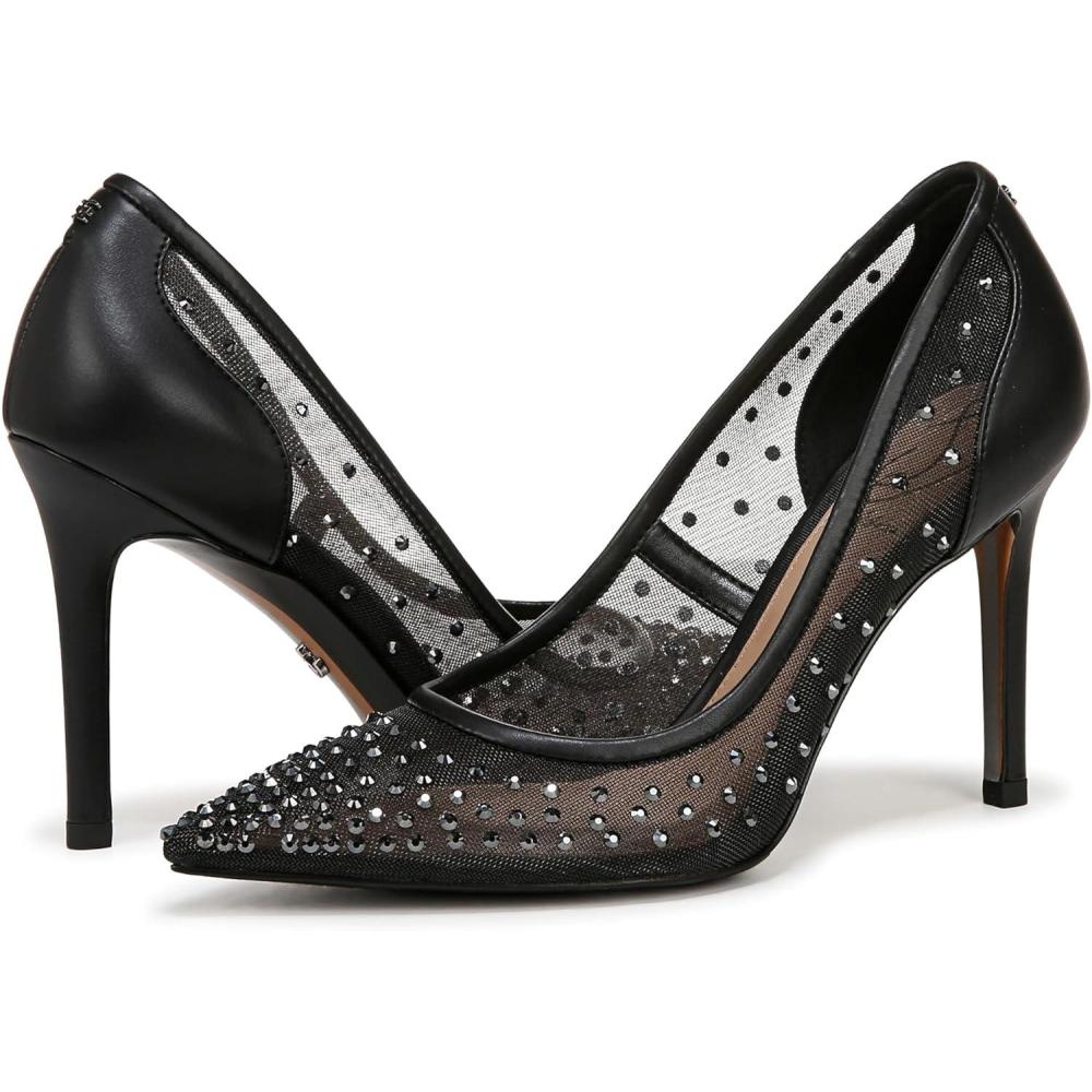 imageSam Edelman Womens Hazel Mesh PumpBlack Glitz