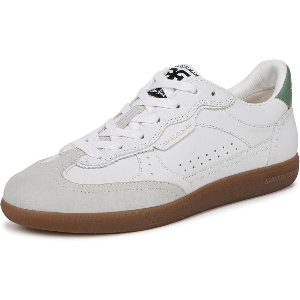 imageSam Edelman Womens Kallen SneakerRun WhiteGreen Garden