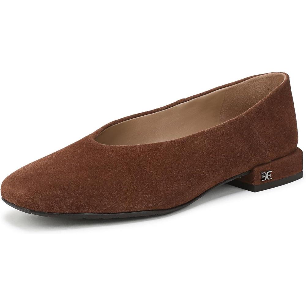 imageSam Edelman Womens Kasey Ballet FlatDark Terra Toffee