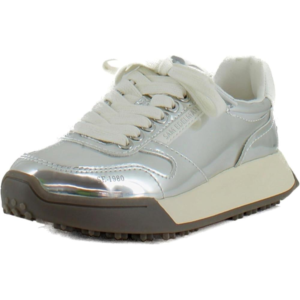 imageSam Edelman Womens Layla SneakerSilver Specchio