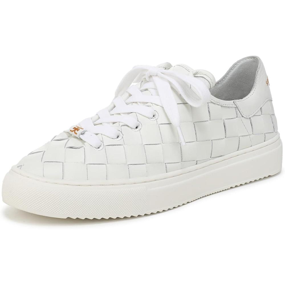 imageSam Edelman Womens Poppy Woven SneakerBright White