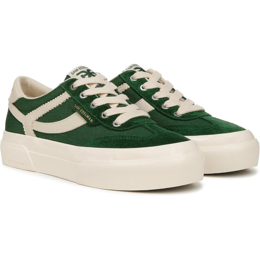 imageSam Edelman Womens Simone SneakerBright PineAntique White